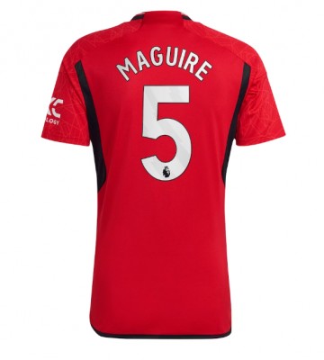 Manchester United Harry Maguire #5 Replika Hjemmebanetrøje 2023-24 Kortærmet